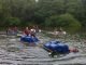 Raft racing for team building